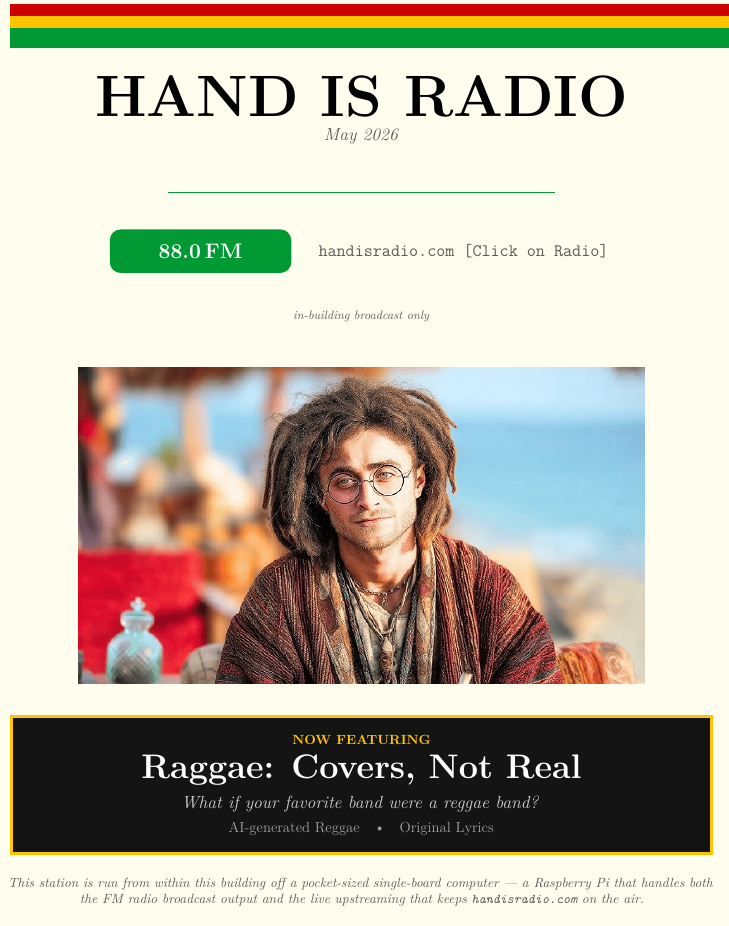 Hand Is Radio and 88.0 FM